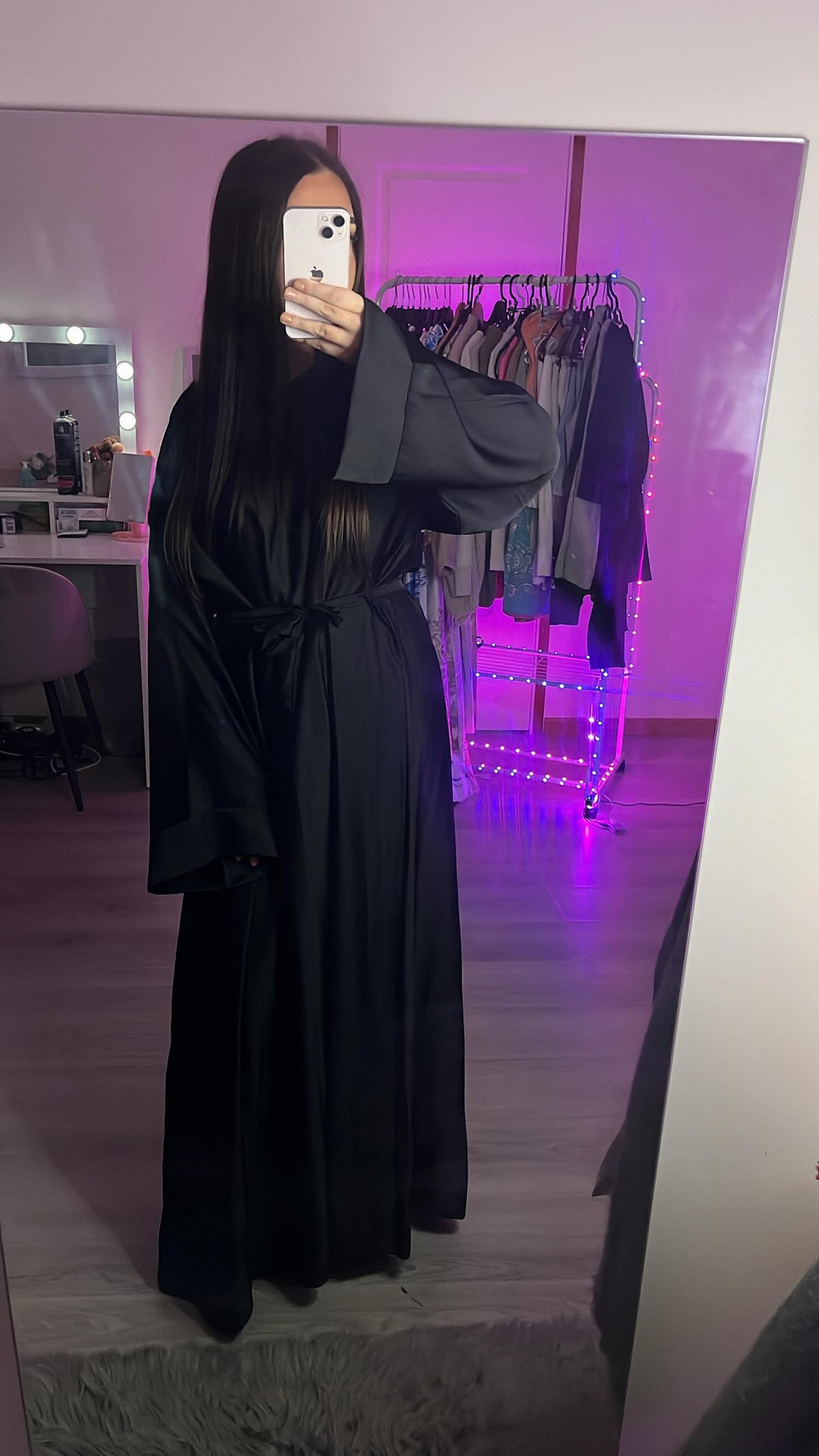 Robe Abaya satin