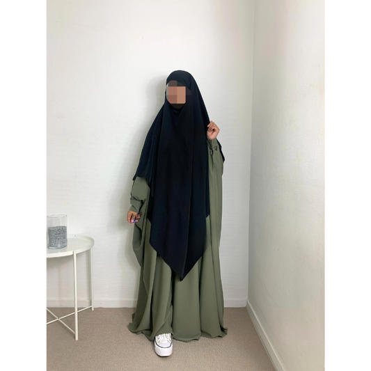 Khimar en soie de médine