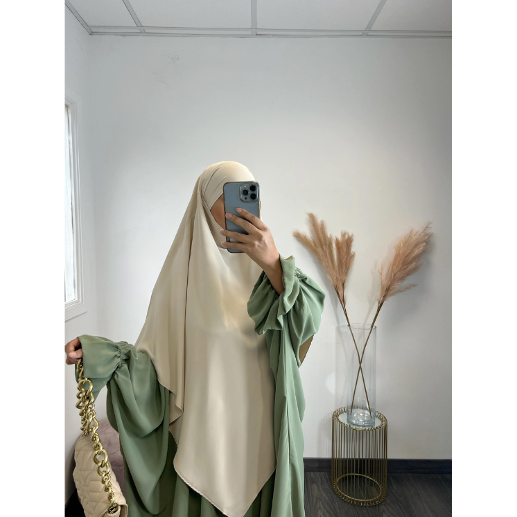 Khimar en soie de médine